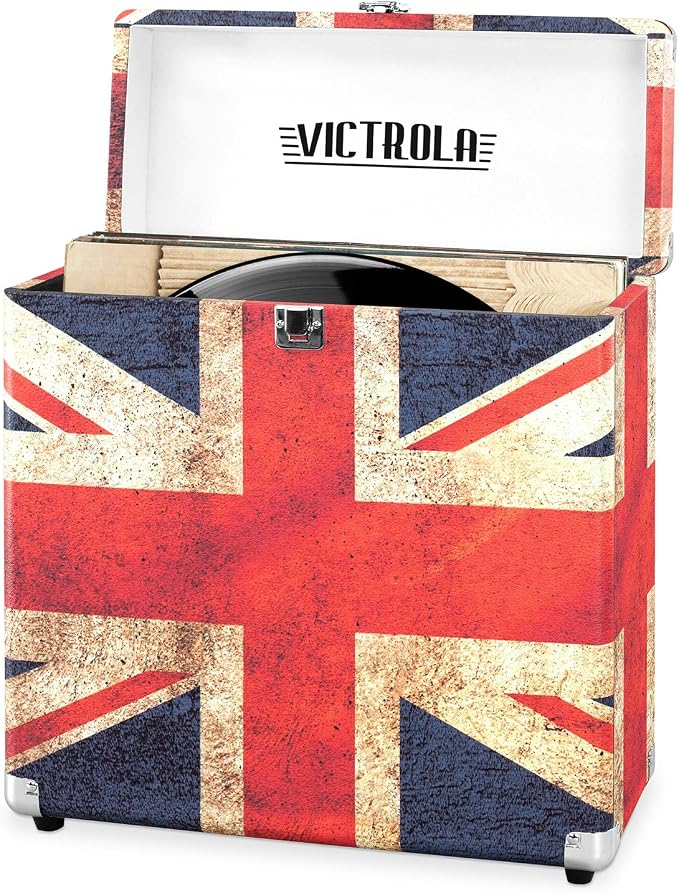 Victrola Collector – Record Storage Case – Holds 30+ Vinyl Turntable Records by Victrola