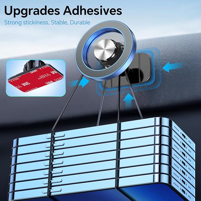 Kaistyle for Magsafe Car Mount【20 Strong Magnets】Magnetic Phone Holder for Car - Image 4