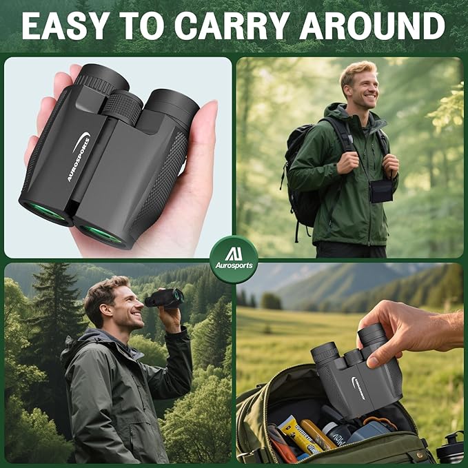 Aurosports 12x32 Compact Binoculars - Image 6