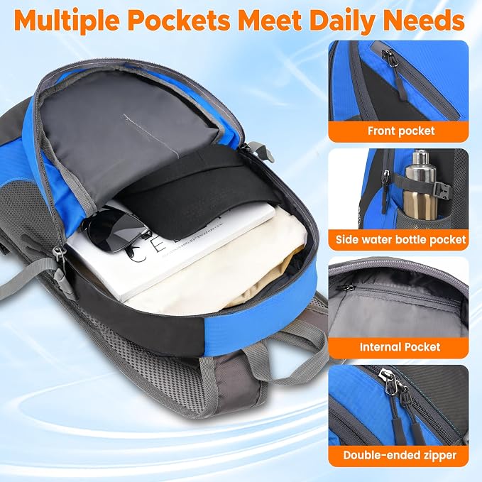 sunhiker Small Hiking Backpack Women Men 20L Lightweight Travel Backpack - Image 2