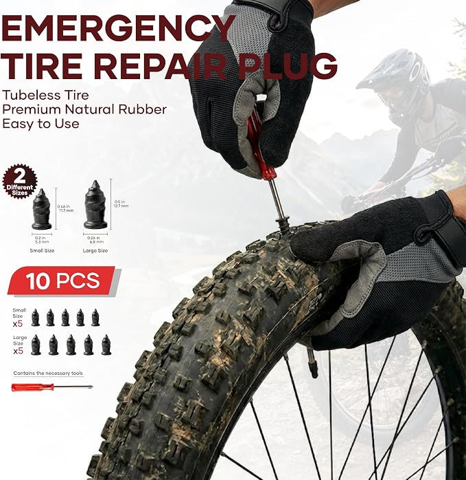 60Pics Bike Tire Repair Kit, Bicycle Inner Tube Patch Kit - Image 6