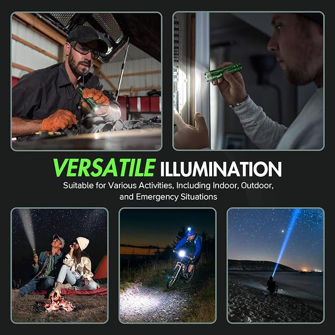 WdtPro Rechargeable Flashlights High Lumens, 2 Pack 10H Long Lasting Super - Image 7