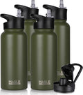HASLE OUTFITTERS 32 oz Insulated Water Bottle Stainless Steel Double Walled by HASLEOUTFITTERS