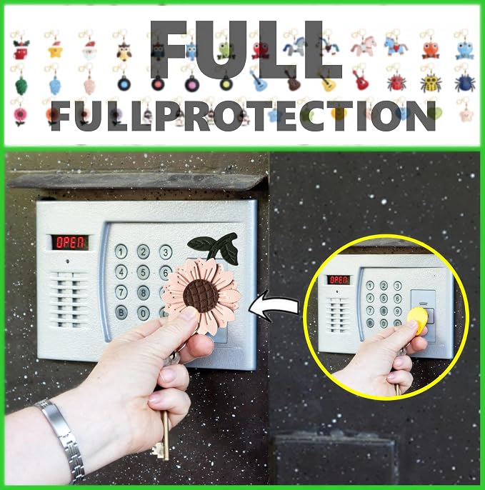 Leather Keychain Holder Case Compatible - Image 4