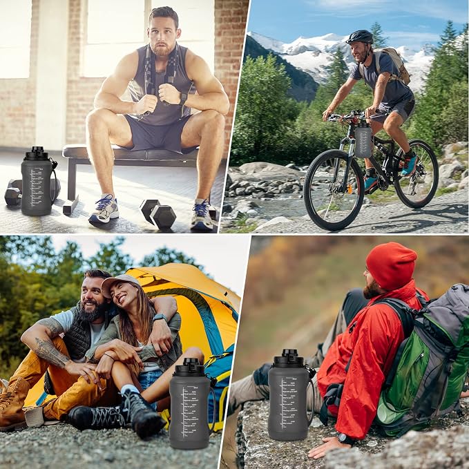 Collapsible Water Bottles, 2L/64OZ travel water bottle Bottle - Image 6