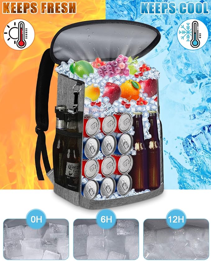 Cooler Backpack Insulated Leakproof Waterproof Backpack Cooler Bag 30/45 Cans - Image 4