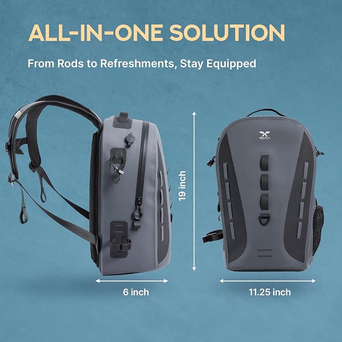 Xelfly Waterproof Fishing Backpack G2 - Image 5