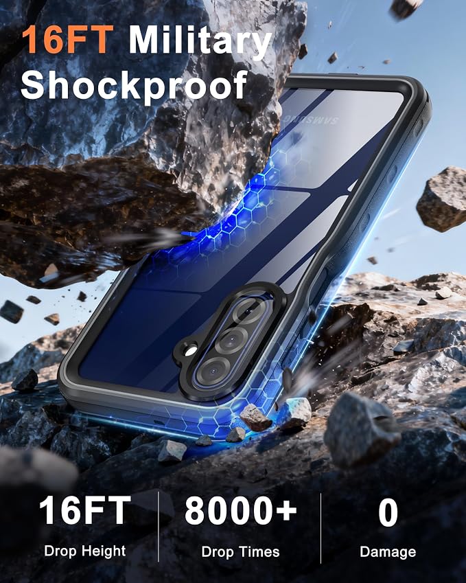 Beasyjoy for Samsung Galaxy A17 5G Case Waterproof, Built-in Screen Protector - Image 4