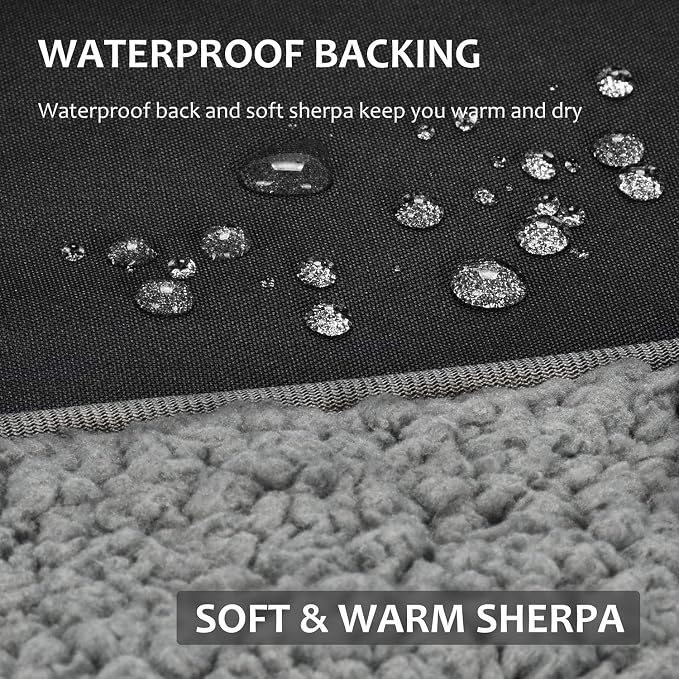 Tirrinia Large Waterproof Outdoor Blanket, Soft Warm Windproof Stadium Blanket - Image 2