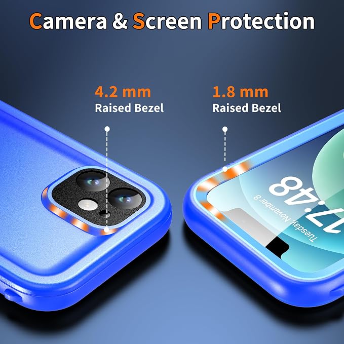 Cozycase Compatible with iPhone 12 Mini Waterproof Case - Image 7