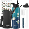 40oz Insulated Water Bottle, BPA Free&Leak Proof, Stainless Steel Water Flask by Watersy