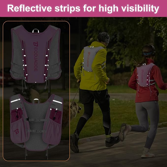 BECOJADDE Running Vest Hydration Backpack - Image 6