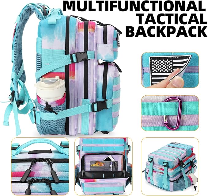Lovelinks21 25L Tactical Military Backpack Small Travel Backpack - Image 6