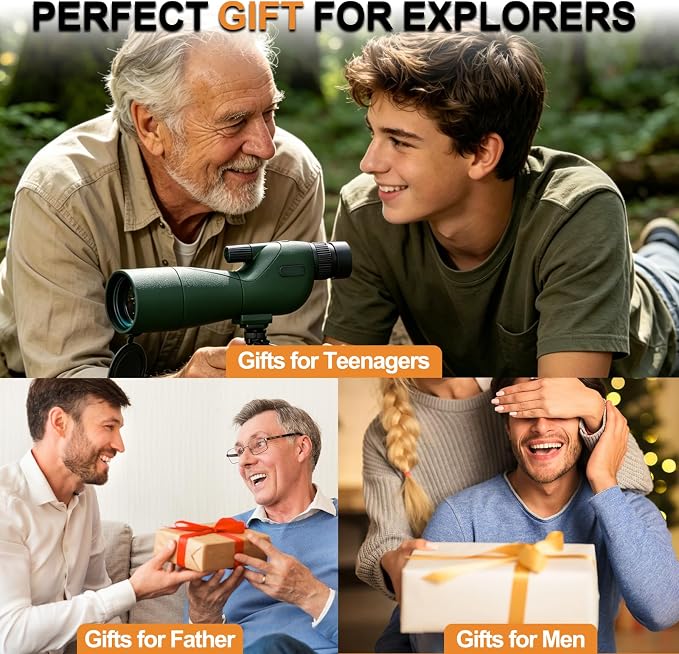 Monocular Telescope with Tripod, Bird Watching Gifts - Image 7