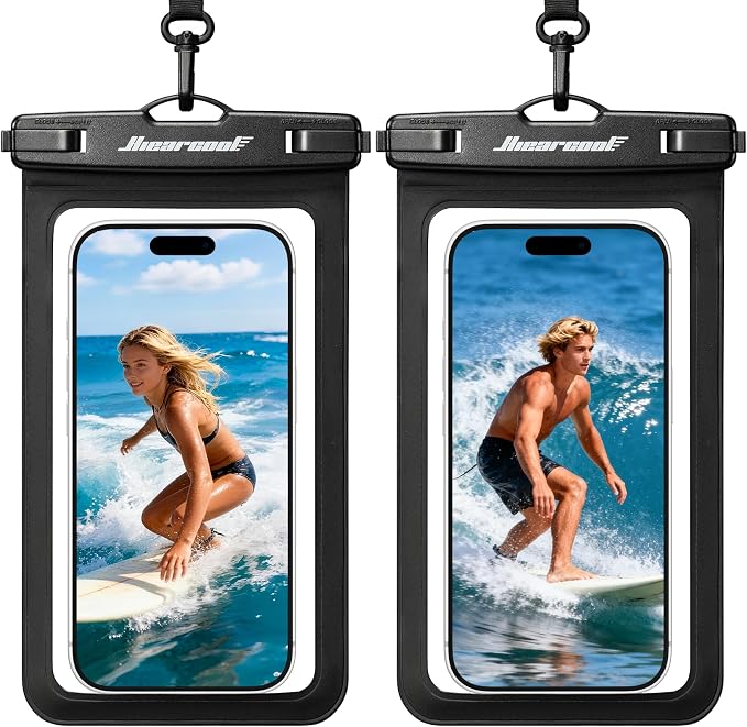Hiearcool Waterproof Phone Pouch, Universal Case Compatible by Hiearcool