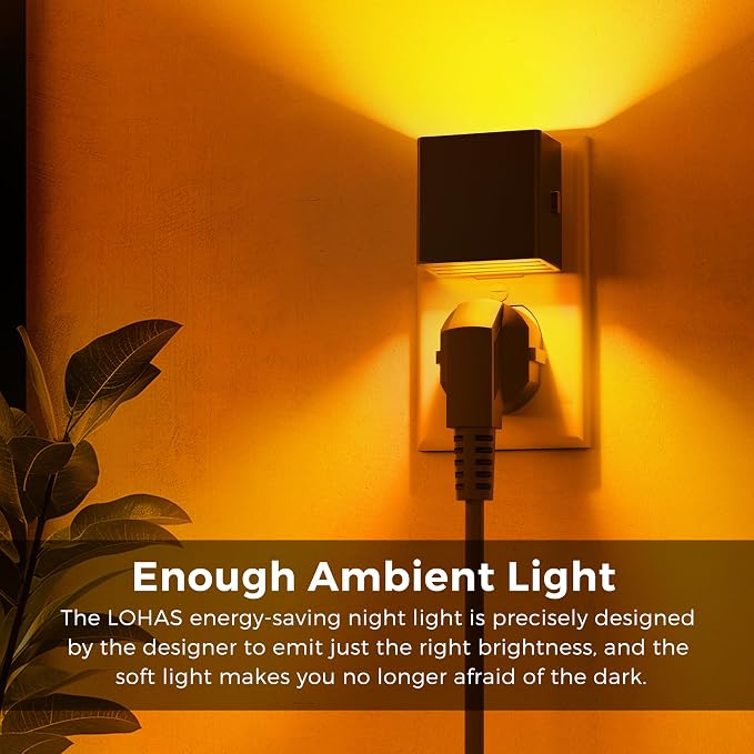 L LOHAS LED Night Light, Night Lights Plug into Wall, Dimmable Night Light - Image 5