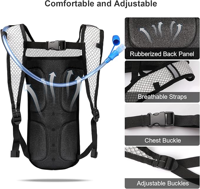 Neboic 2Pack Hydration Backpack Pack - Image 3