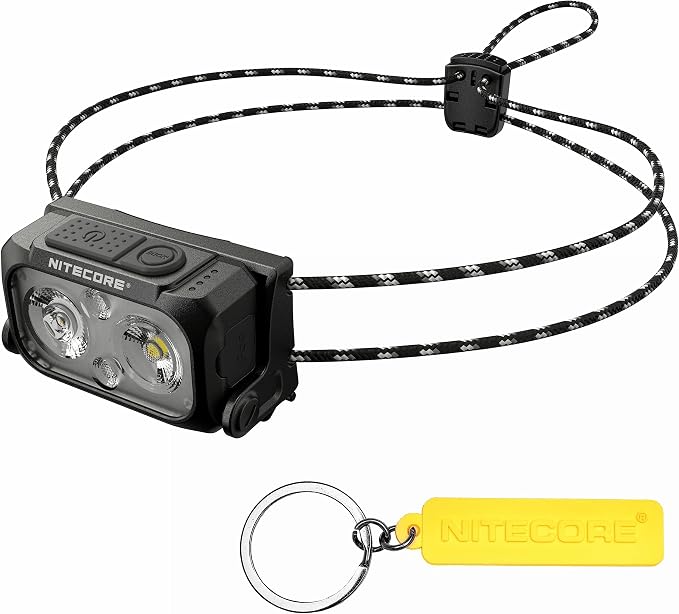 Nitecore NU21 360 Lumen Ultra Lightweight Outdoor Headlamp Dual Beam USB-C by NITECORE