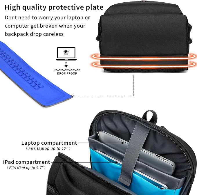 DUSLANG 17 Inch Laptop Backpack - Image 5