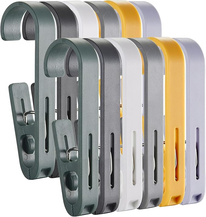 Large Laundry Hook Clothes pins 12pcs Sock Clip Laundry Clips by KooNiosio