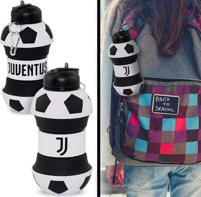 Maccabi ART Juventus Clip-On Collapsible 1 Liter, 34 oz. size BPA-Free Silicone - Image 4