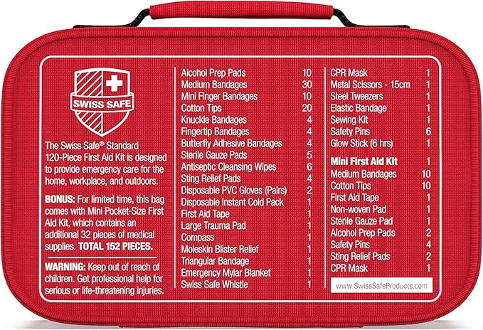 Swiss Safe 2-in-1 First Aid Kit - Image 6