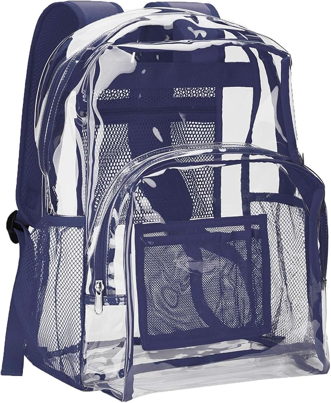 Vorspack Clear Backpack Heavy Duty PVC Transparent Backpack by Vorspack