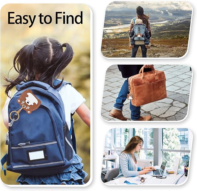 Leather Keychain Case Holder Compatible - Image 6