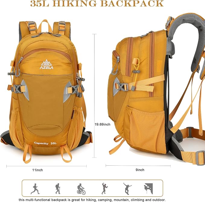 35L Hiking Backpack Detachable Frame Backpack - Image 2