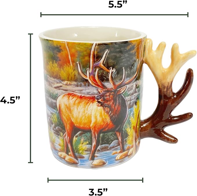 Rivers Edge Products 3D Ceramic Coffee Mug - Image 6