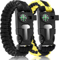 Bracelets, Survival Bracelets for Men Paracord Tactical 5-in-1 Camping Gear Kits by Oadnfa