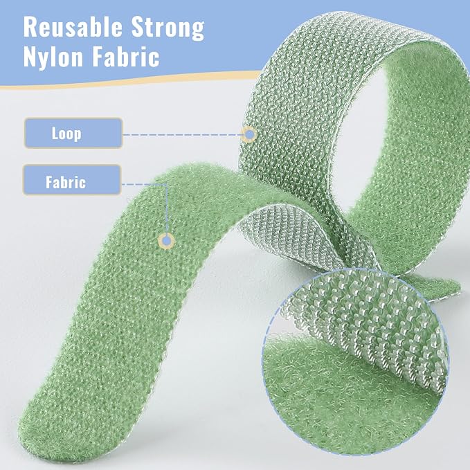 200PCS Cable Ties, 6 inch Multi-Colour Cable Ties - Image 3