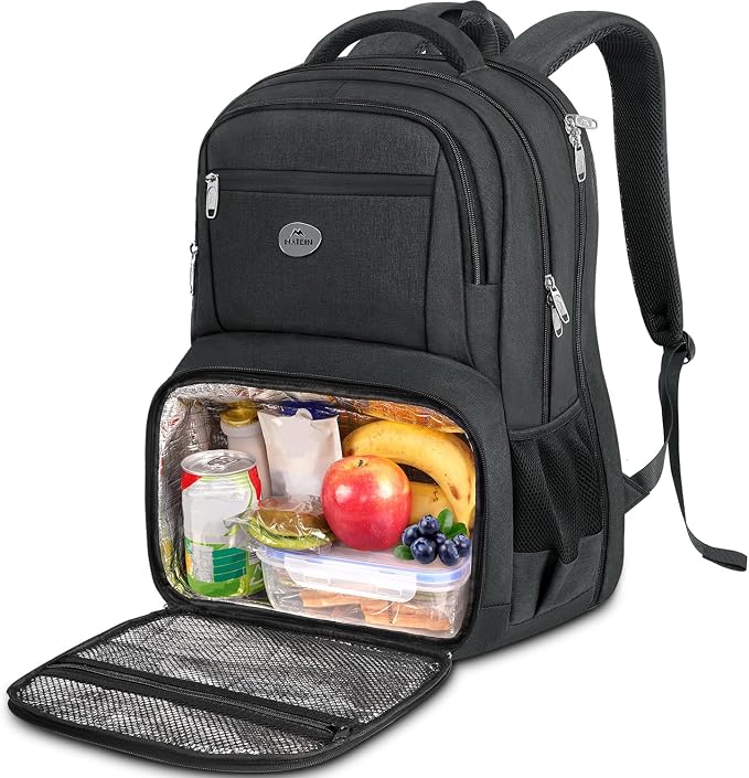 MATEIN Lunch Backpack for Men Work, Sturdy 17 Inch Laptop Backpack by MATEIN