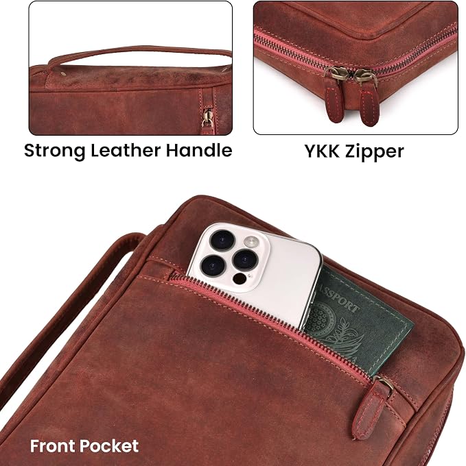 LEATHER VILLAGE Genuine Leather Bible Cover - Image 4