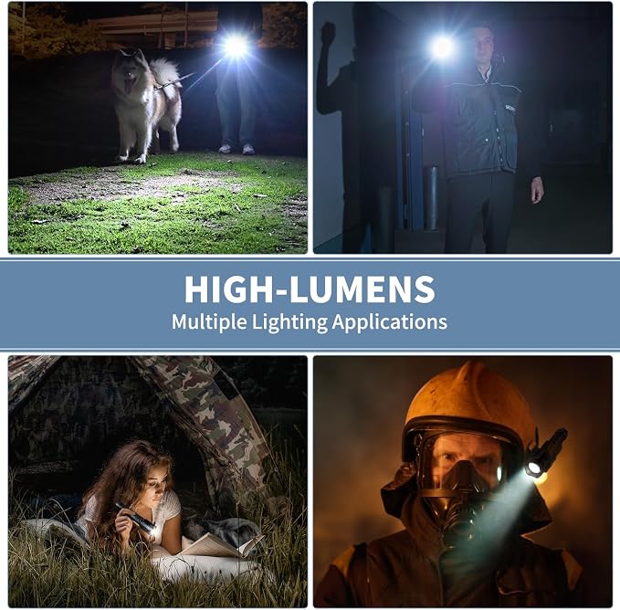 taoquwe Rechargeable LED Flashlights High Lumens, 000 Lumen Super Bright - Image 8