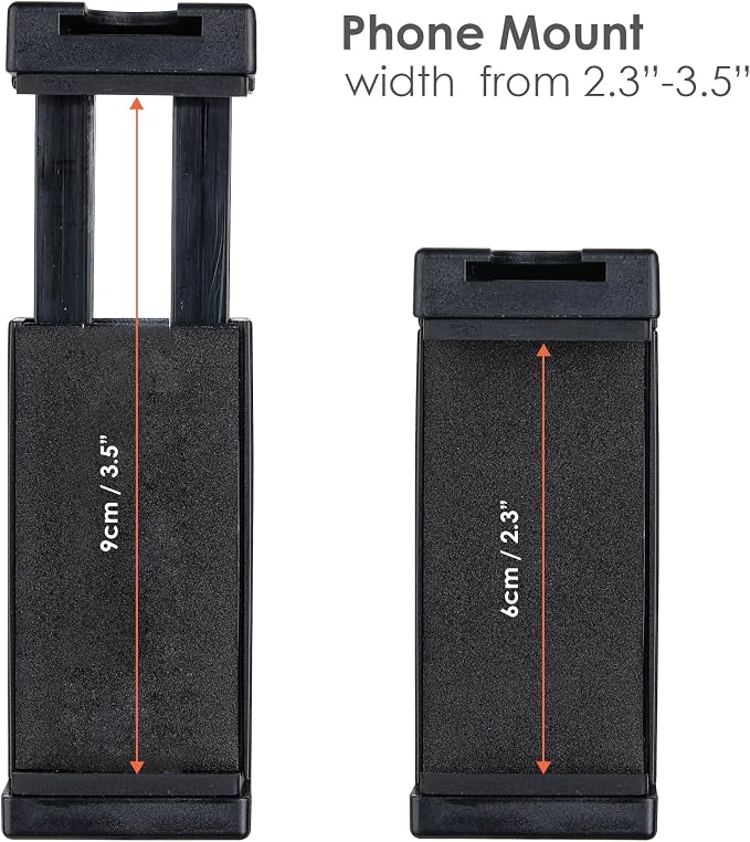 1-Inch Ball Mount with 2.3"- 3.5" Width Phone Holder Combatible - Image 4