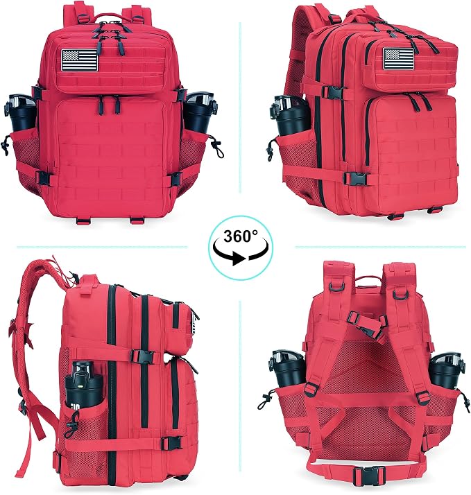 Lovelinks21 25L Military Tactical Backpack Small Assault Pack Molle Daypack - Image 7