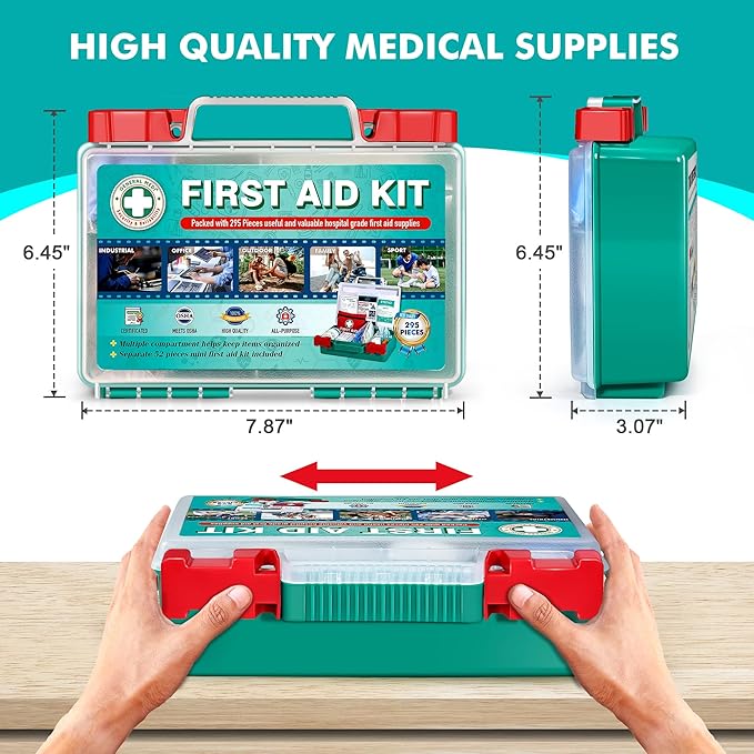 General Medi 295 Pieces Professional First Aid Kit - Image 2