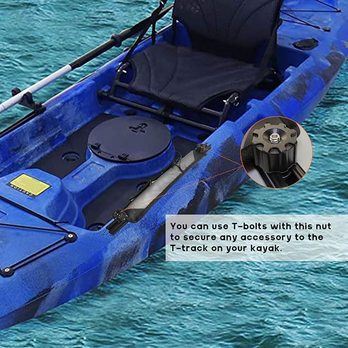 Mesh Storage Kayak Storage Compartments Set Attaches to Kayak Seat or T-track - Image 3
