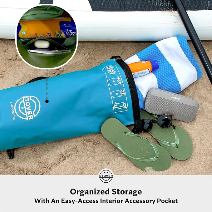 STOVER 5/10/25/30/40/55L Waterproof Dry Bag- Roll-Top Backpack w/Phone Case- - Image 4
