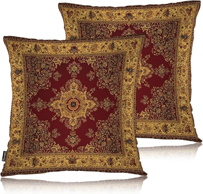 Swono Paisley Carpet Cozy Pillowcase Cushion Cover, Persian Carpet Tribal by Swono
