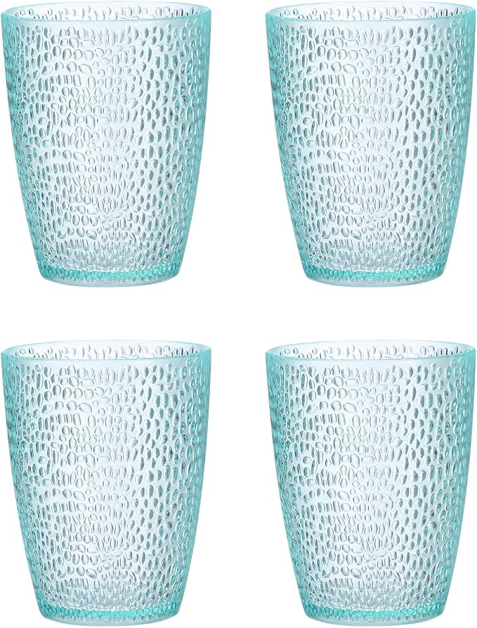uxcell 10oz Acrylic Drinking Glasses, Light Blue by uxcell