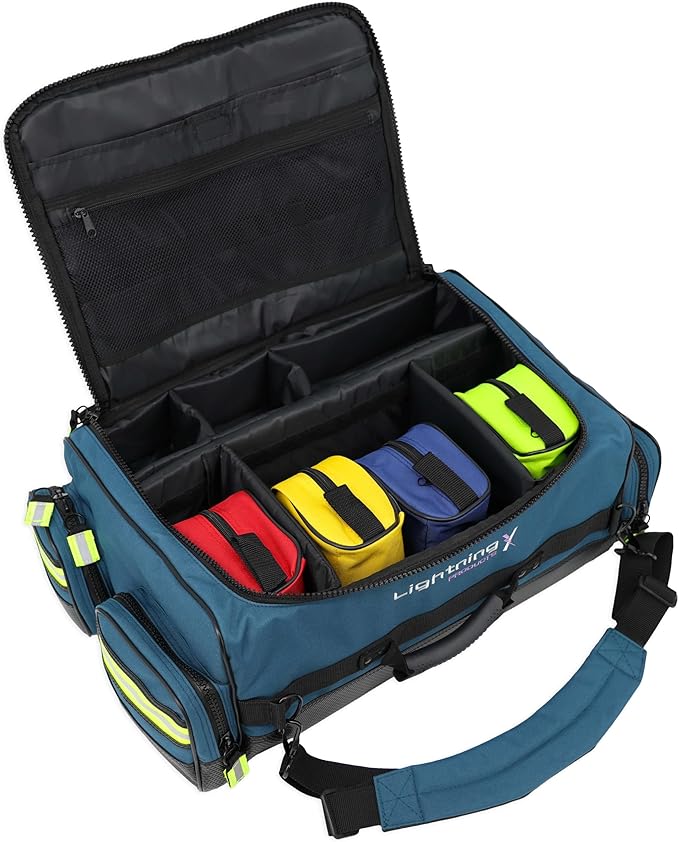Lightning X Fully Stocked X-Tuff Modular Oxygen Trauma Bag w/Removable - Image 3