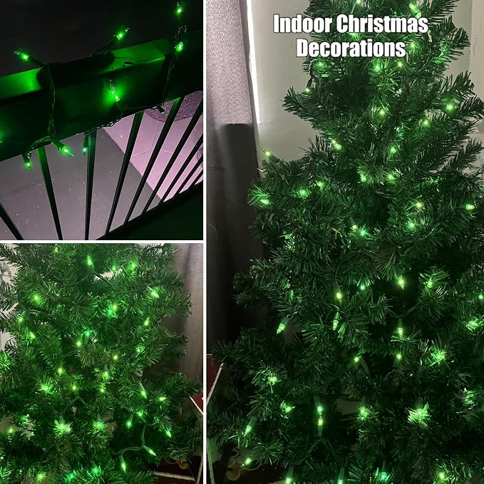 HISHINY Green String Lights 100 Count Mini St. Patrick's Day Decorations Lights - Image 5