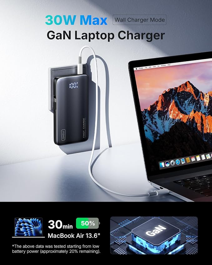 INIU Portable Charger, Ultra Slim & Small 45W Fast Charging Power Bank - Image 4