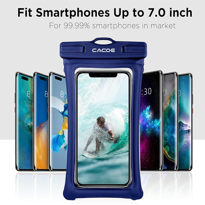 CACOE Universal Waterproof Phone case 2 Pcs-Up to 7.0", Phone Pouch - Image 7