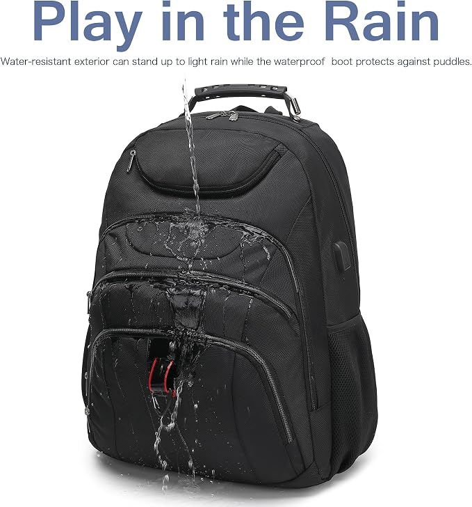 Extra Large Laptop Backpack for Men, 37L Gaming Laptop Backpack, 18.4Inch - Image 4