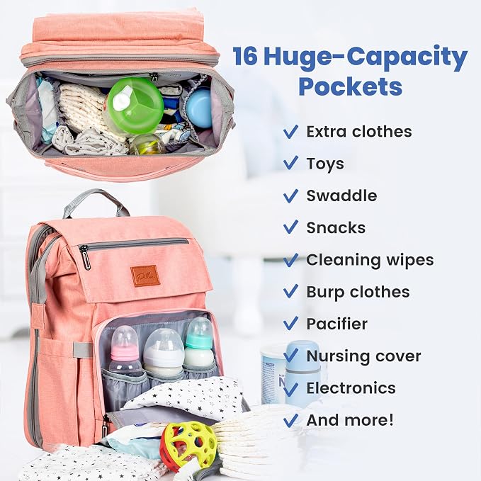 PILLANI Baby Diaper Bag Backpack - Image 2