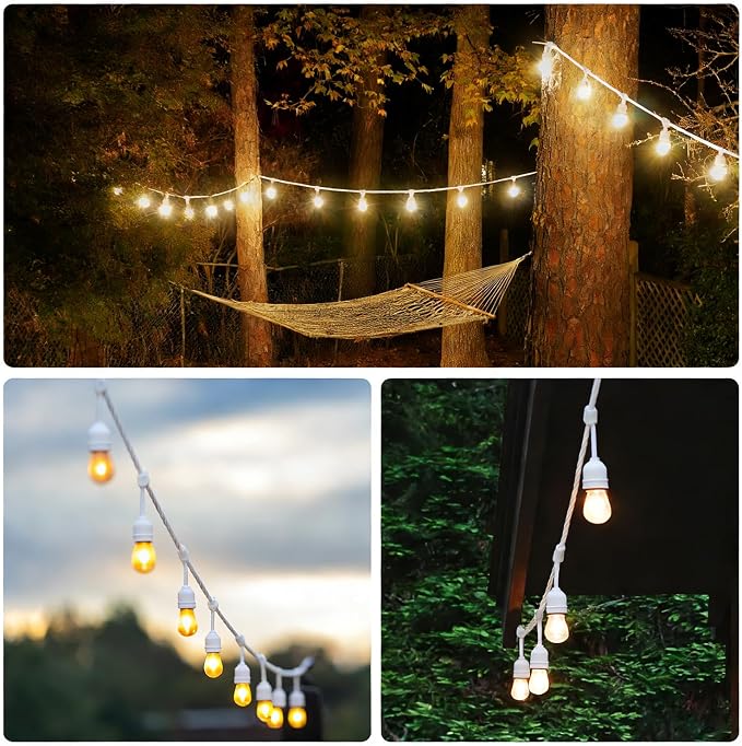 SUNTHIN 50FT Outdoor White String Light - Image 7