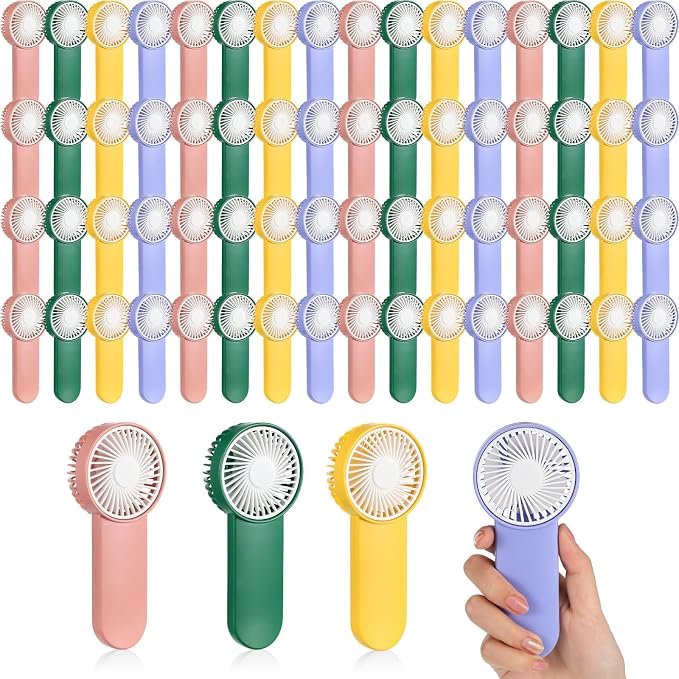 Sumind 64 Pcs Small Personal Portable Fan Mini Handheld Bulk 1 Speed Electric by Sumind
